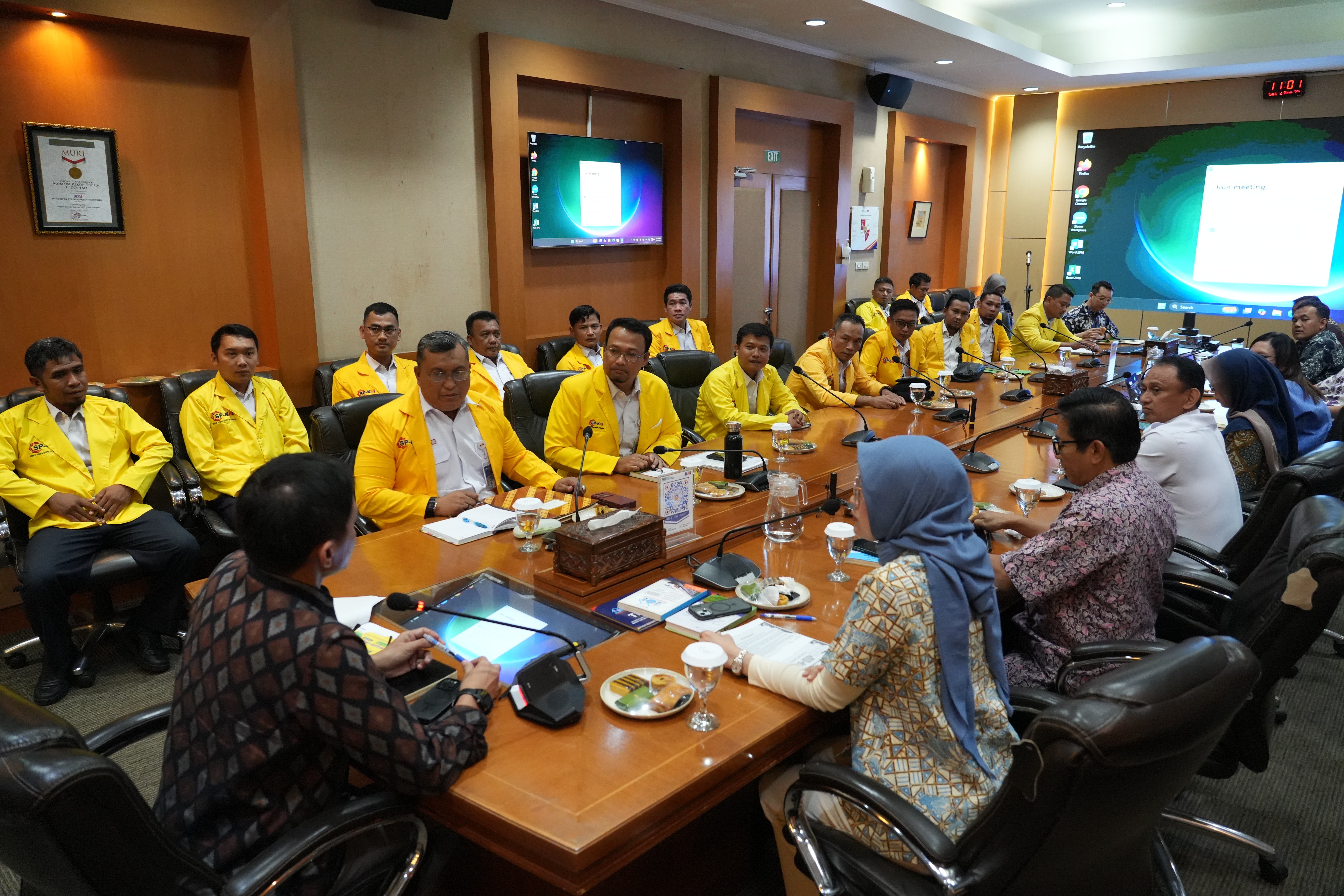 Audiensi SP-KAI dengan Manajemen Baru PT KAI.